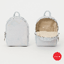 Mini Backpack Style Coin Purse(Marble Pattern)Grey