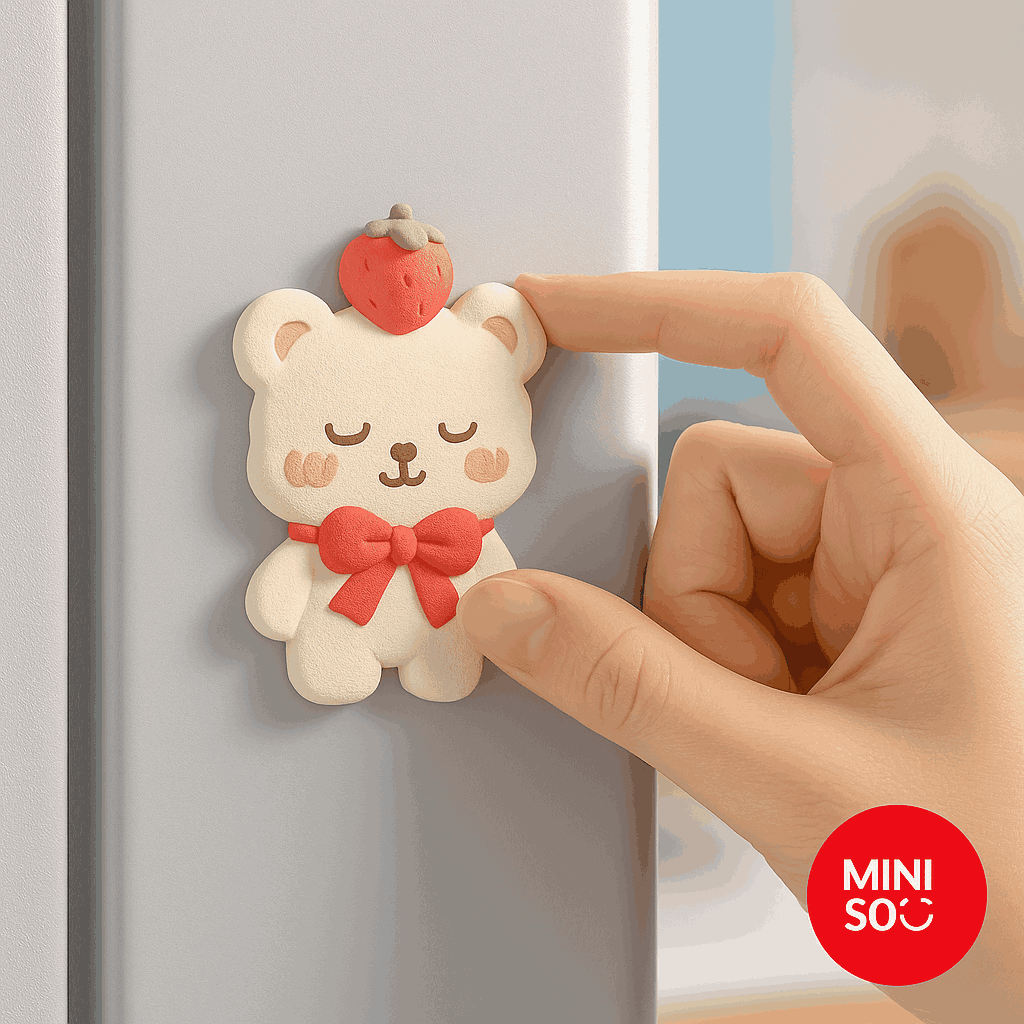 Mikko Strawberry Collection Diy Refrigerator Magnet (4 Assorted Models)