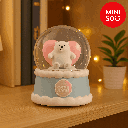 We Bare Bears Series 4.0 Cloud Crystal Ball Figure Model (Grizz)