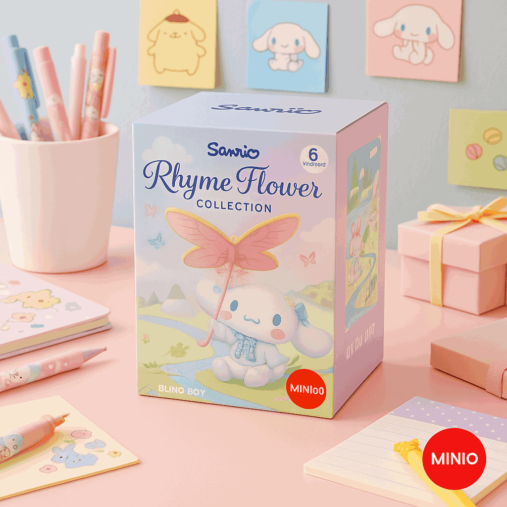 Sanrio Rhyme Flower Collection Blind Box Miniso