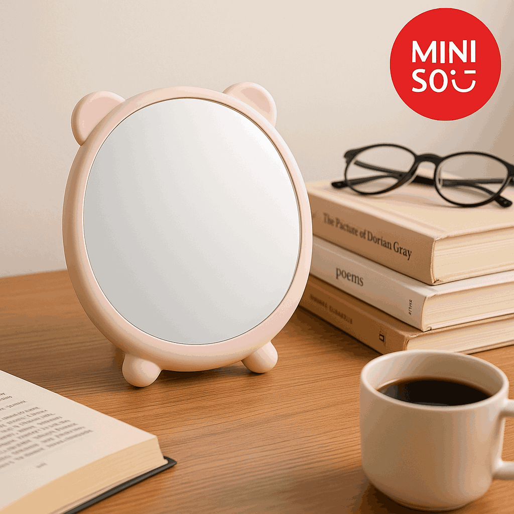 Lovely Bear Vanity Mirror Miniso