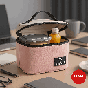 Color Blocking Mousse Lunch Bag (Pink)