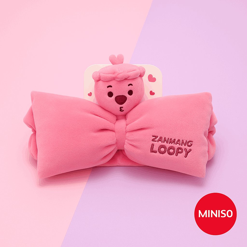 Zanmang Loopy Collection Bowknot Decoration Heandband Miniso