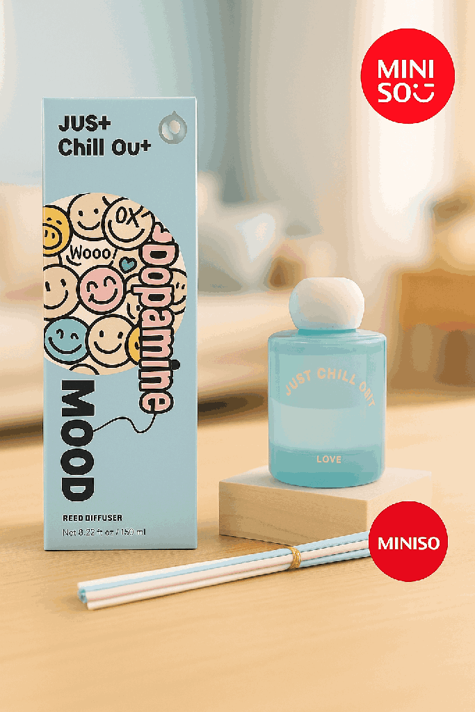 Miniso Dopamine Mood Reed Diffuser 150ML (Just Chill Out)