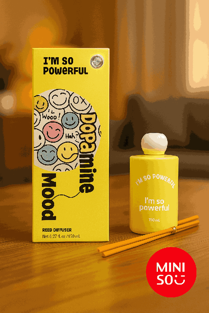 Miniso Dopamine Mood Reed Diffuser 150ML (I'm So Powerfull)