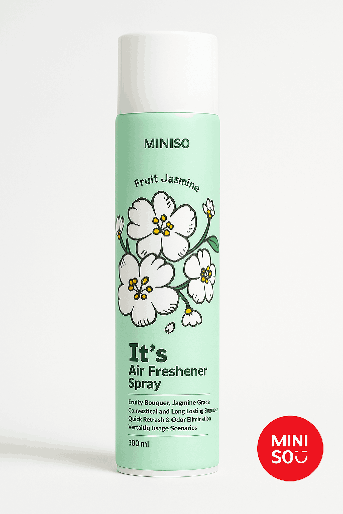 Miniso Pure Delight Air Freshener Spray 300ML (Fruit Jasmine)