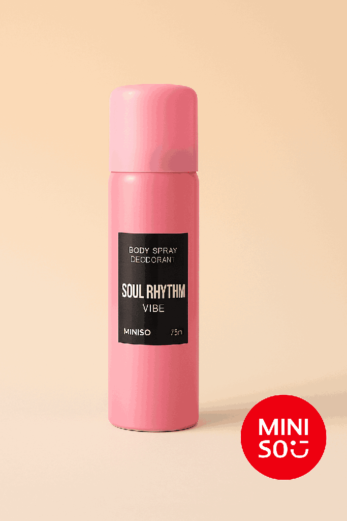 Miniso Soul Rhythm Deodorant Body Spray 75 ML (Crystal)