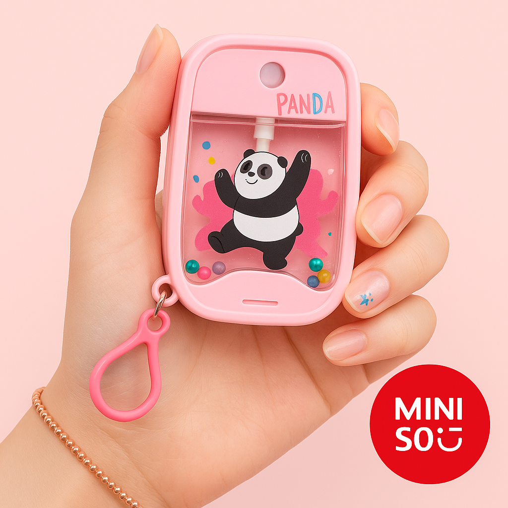 We Bare Bears Seaside Music Festival Spray Bottle (Panda)