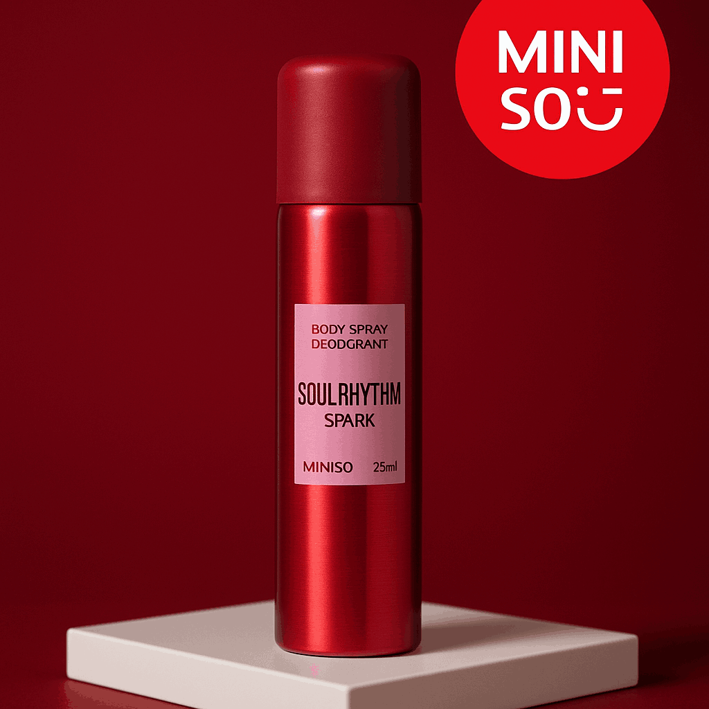 Miniso Soul Rhythm Deodorant Body Spray 75ML (Spark)