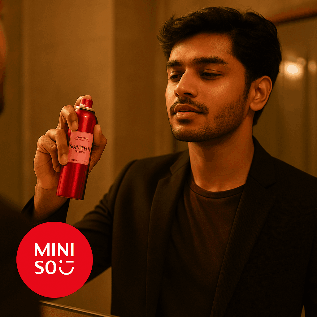 Miniso Soul Rhythm Deodorant Body Spray 75ML (Spark)