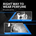 MINISO Perfume For Winter Breezes Scent Men 100Ml Eau De Parfum Long Lasting Fragrance Spray,