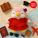 Miniso City Pen Explores the World Series Penguin Plush Toy 25CM (Spanish)