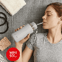 Glass Bottle with Silicone Cover 300mL(Gray)