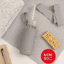 Glass Bottle with Silicone Cover 300mL(Gray)