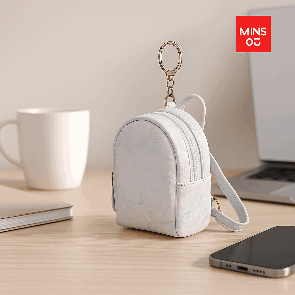 Mini Backpack Style Coin Purse(Marble Pattern)