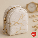 Mini Backpack Style Coin Purse(Marble Pattern)