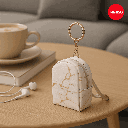 Mini Backpack Style Coin Purse(Marble Pattern)