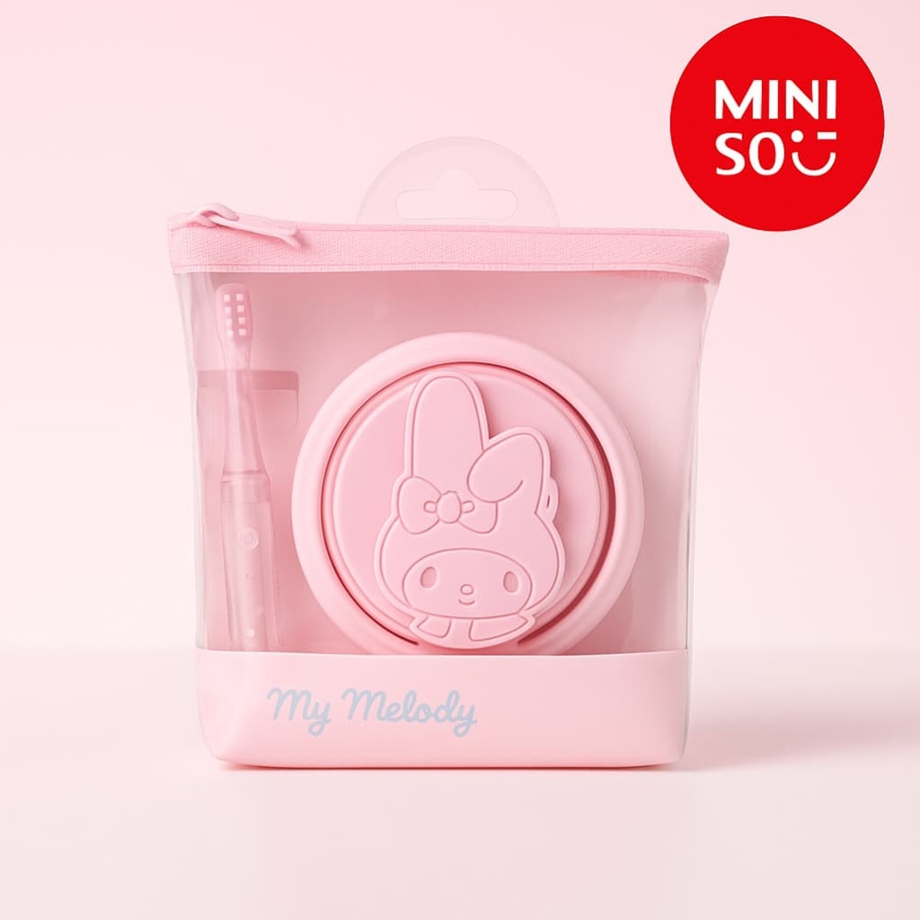 My Melody Foldable Toothbrush & Bathroom Cup