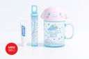 Sanrio Characters Colorful Summer Collection Toothbrush & Bathroom Cup (Clnnamoroll) Minso