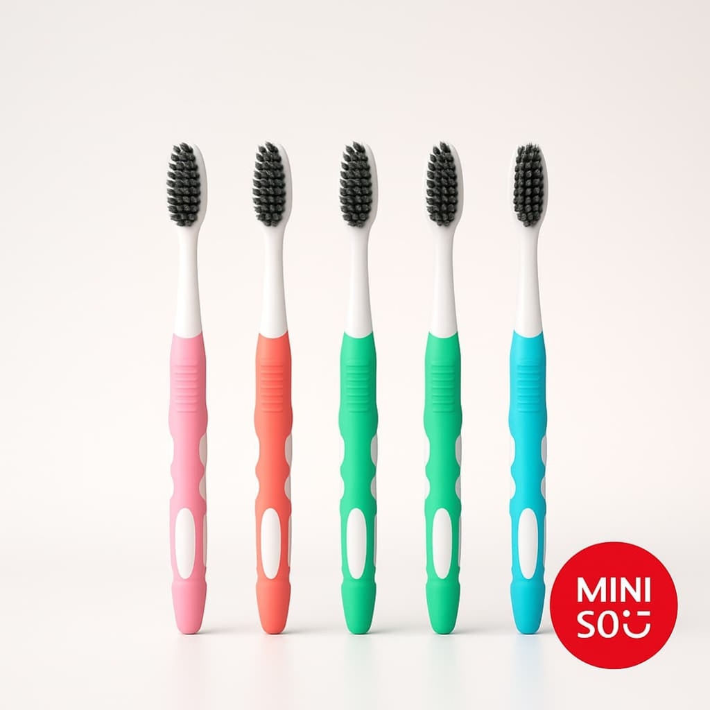 Gum Care Binchotan Toothbrushes (5 pcs)