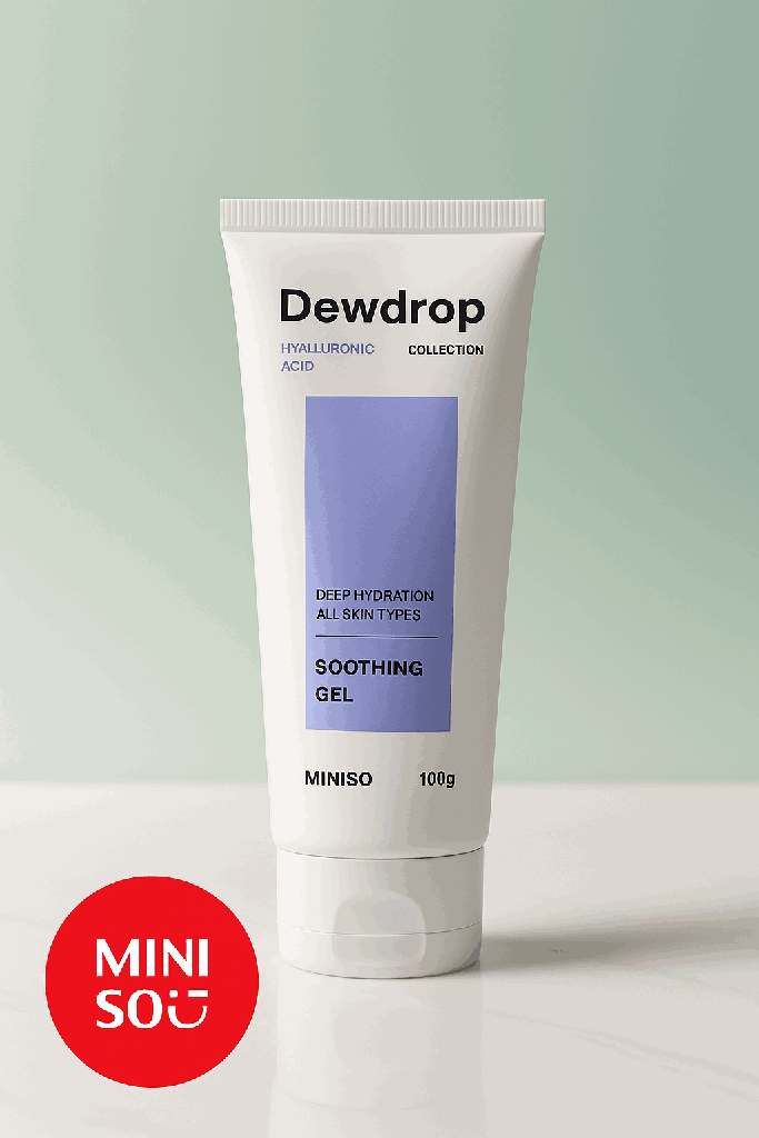 Miniso Dewdrop Collection Hyaluronic Acid Soothing Gel 100G