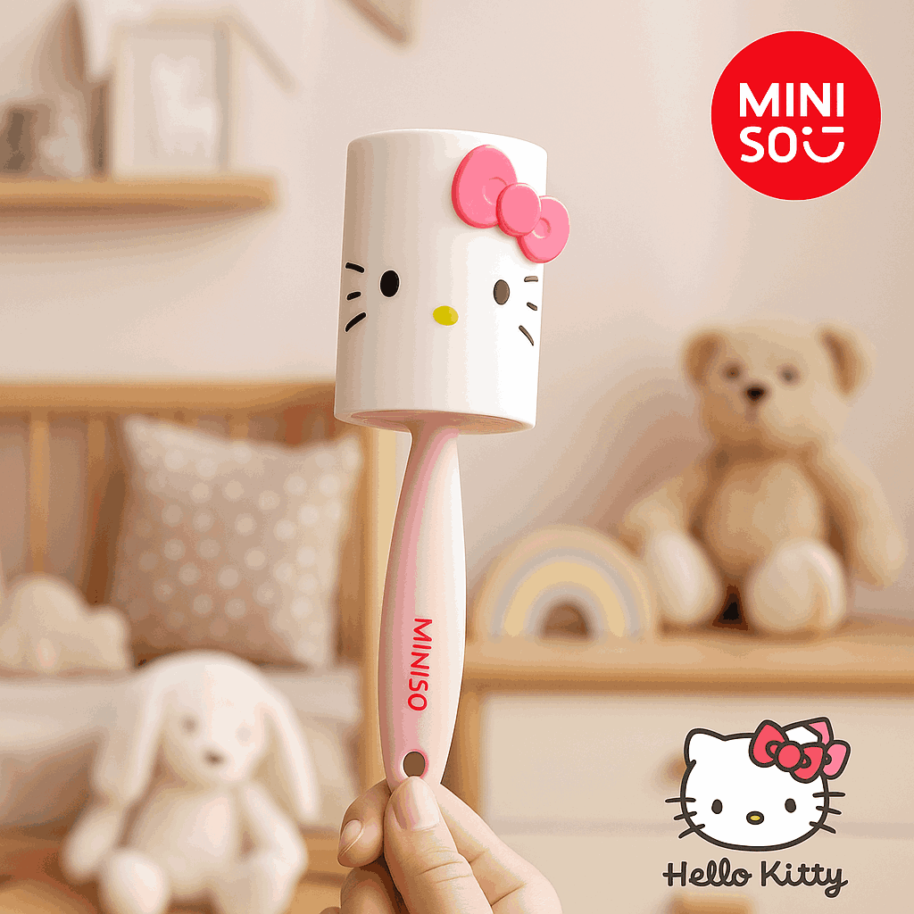 Hello Kitty Sticky Lint Roller (Replacement included)