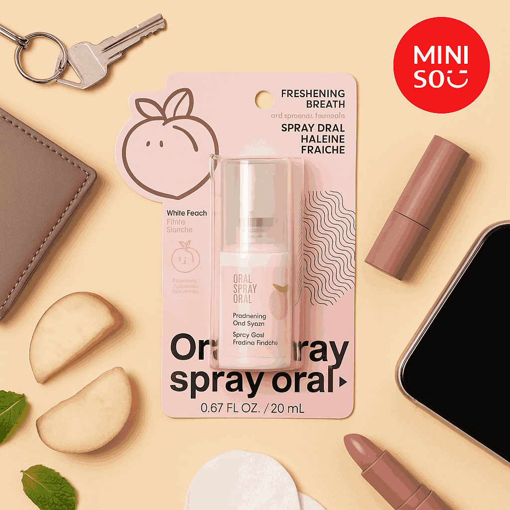 Freshening Breath Oral Spray (White Peach)