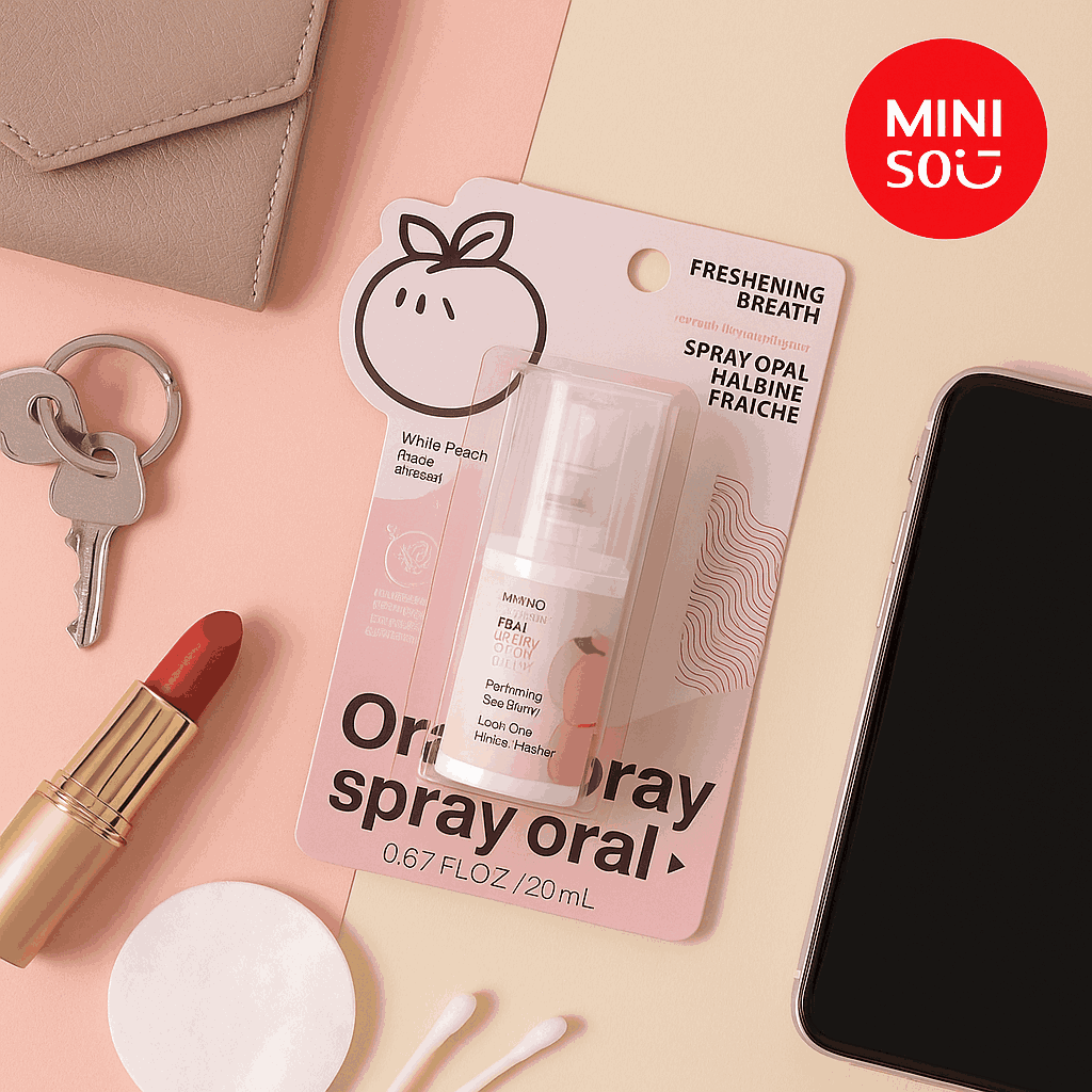 Freshening Breath Oral Spray (White Peach)