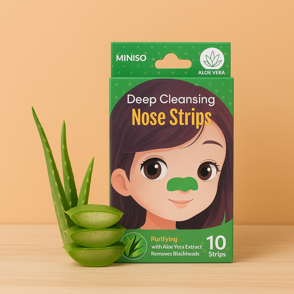 Miniso Deep Cleansing Nose Strips(Aloe)