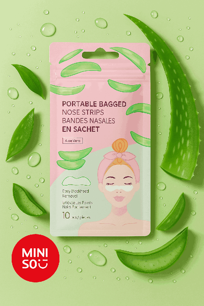Portable Bagged Nose Strips(Aloe Vera)
