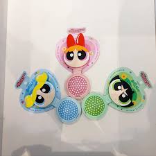 The Powerpuff Girls Collection Folding Mirror Brush(Buttercup)