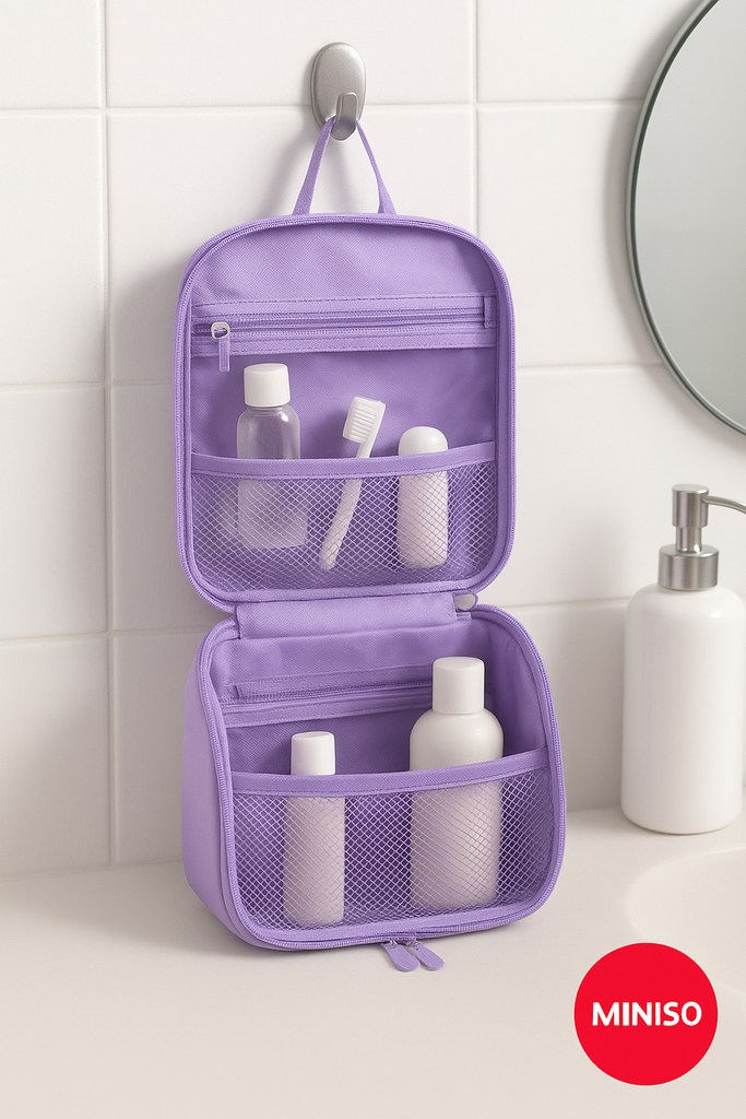 Minigo 4.0 Toiletry Bag With Hook (Pueple)