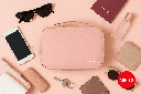 Travel Organizer Bag (Pink) Miniso