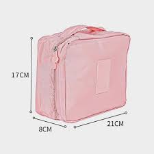 Tolletry Bag (pink) Miniso