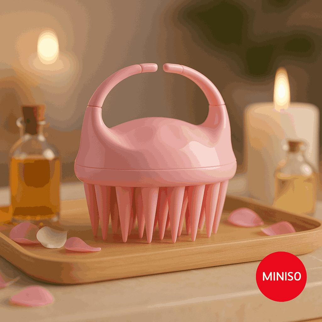 Shampoo Brush With Extra Long Bristles Miniso