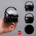 Shampoo Brush With Extra Long Bristles (Black)