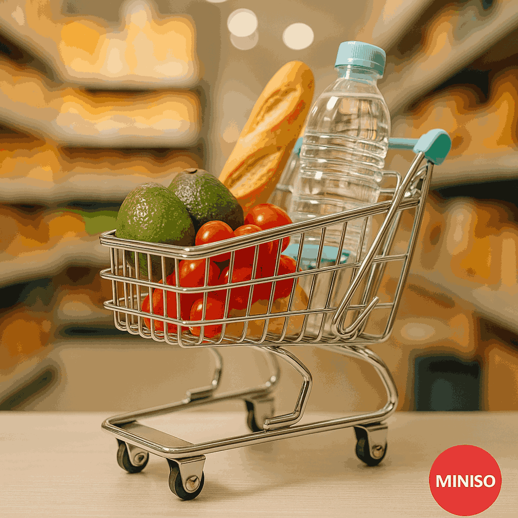 Storage Shopping Cart Chariot Provisions Miniso