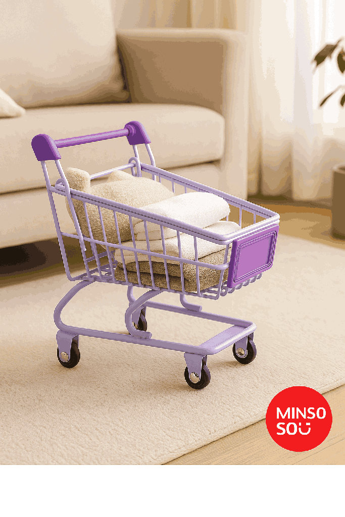 Storage Shopping Cart Chariot Provisions (Purple)