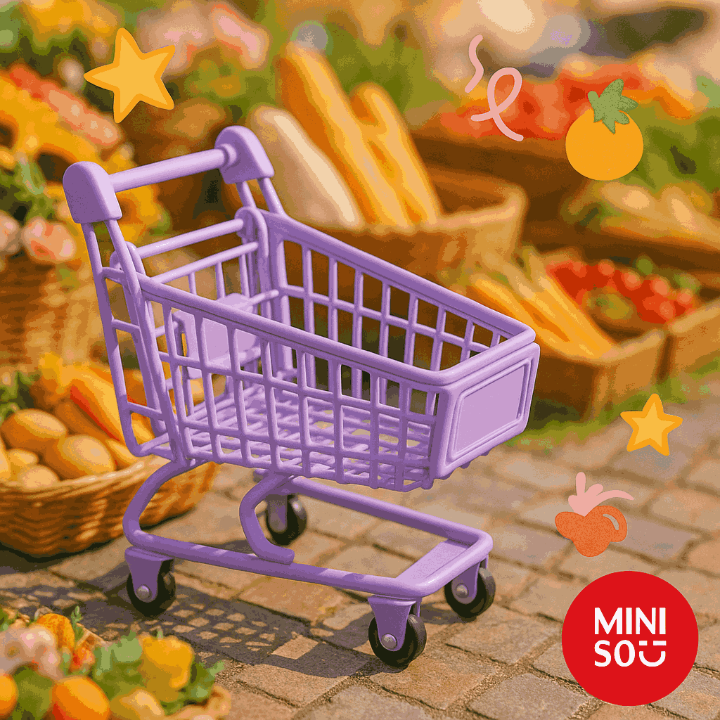 Storage Shopping Cart Chariot Provisions (Purple)