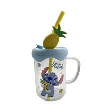 Disney Stitch Dinner Party Collection Pineapple Glass Cup 500 ML