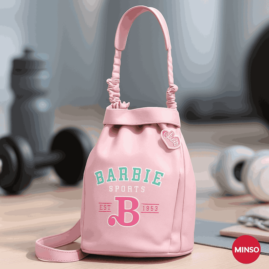 Barbie Collection Diy Water Bottle Bag(Pink)