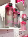 Barbie Collection Plastic Bottal With One Touch Flip Top Lip (Black)