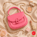 Barbie Collection Crossbody Handbag (Rose Pink)