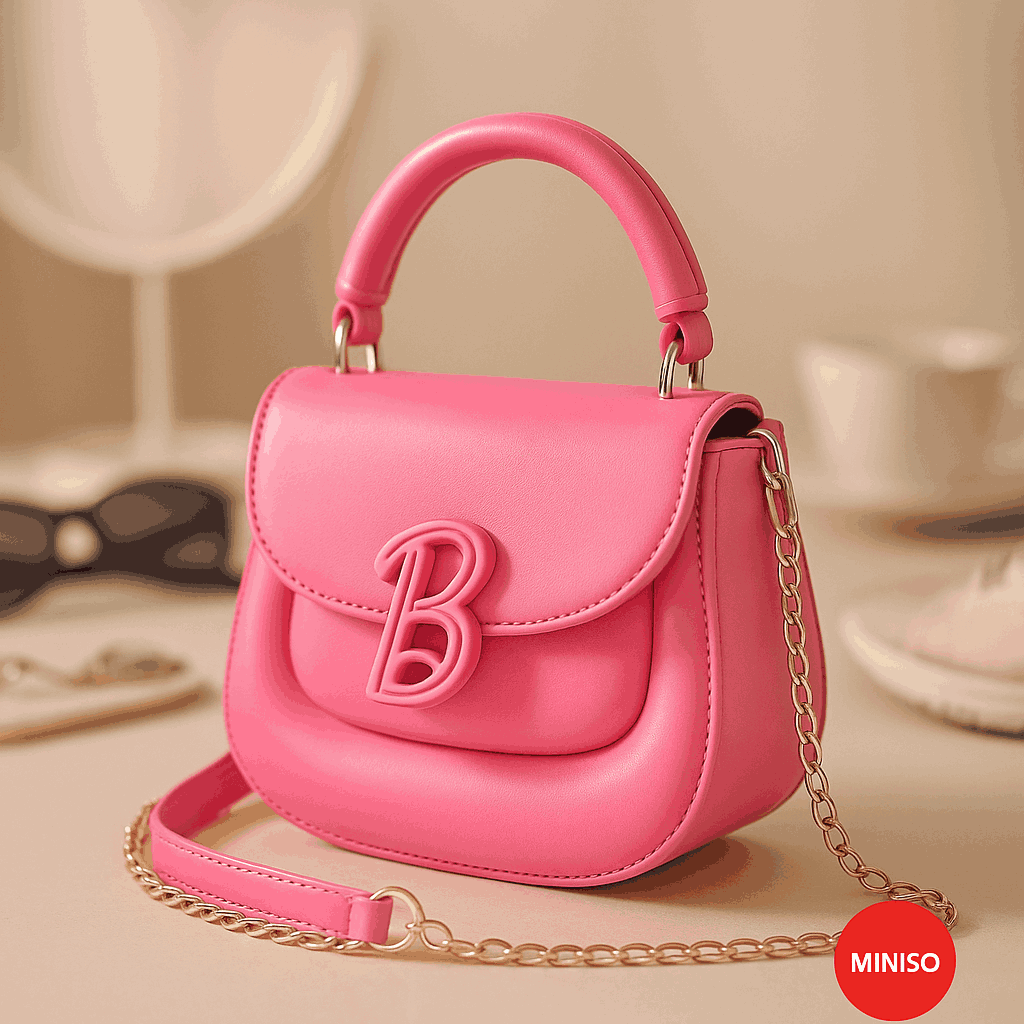 Barbie Collection Crossbody Handbag (Rose Pink)