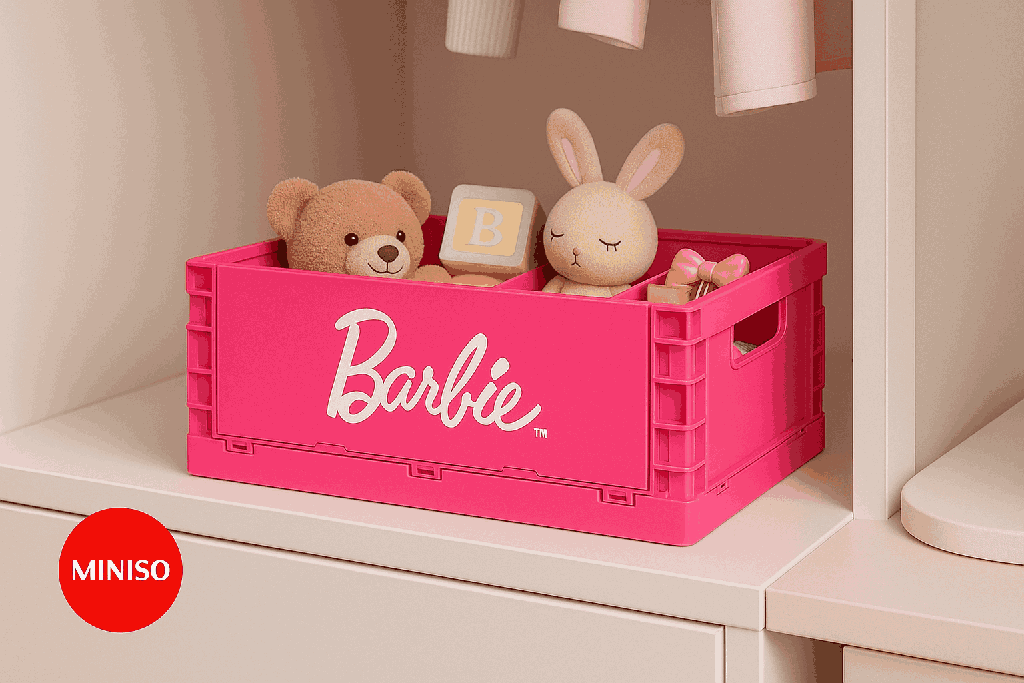 Barbie Collection Collapsible Storage Bin (L)