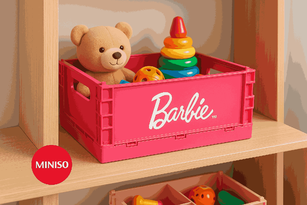 Barbie Collection Collapsible Storage Bin (L)