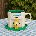 BT21 Collection Cartoon Ceramic Cup With Coaster (450ML)