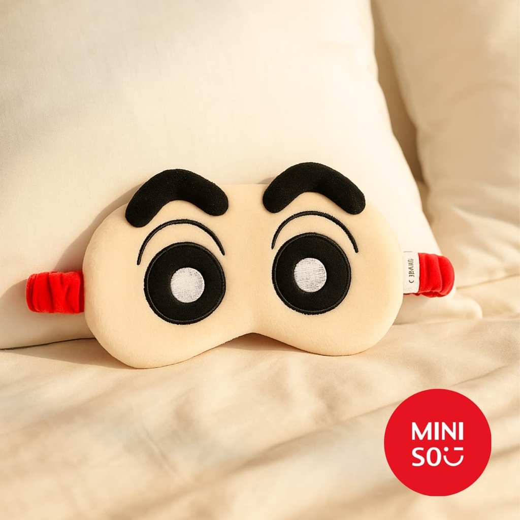Crayon Shinchan Collection Plush Sleep Mask Miniso
