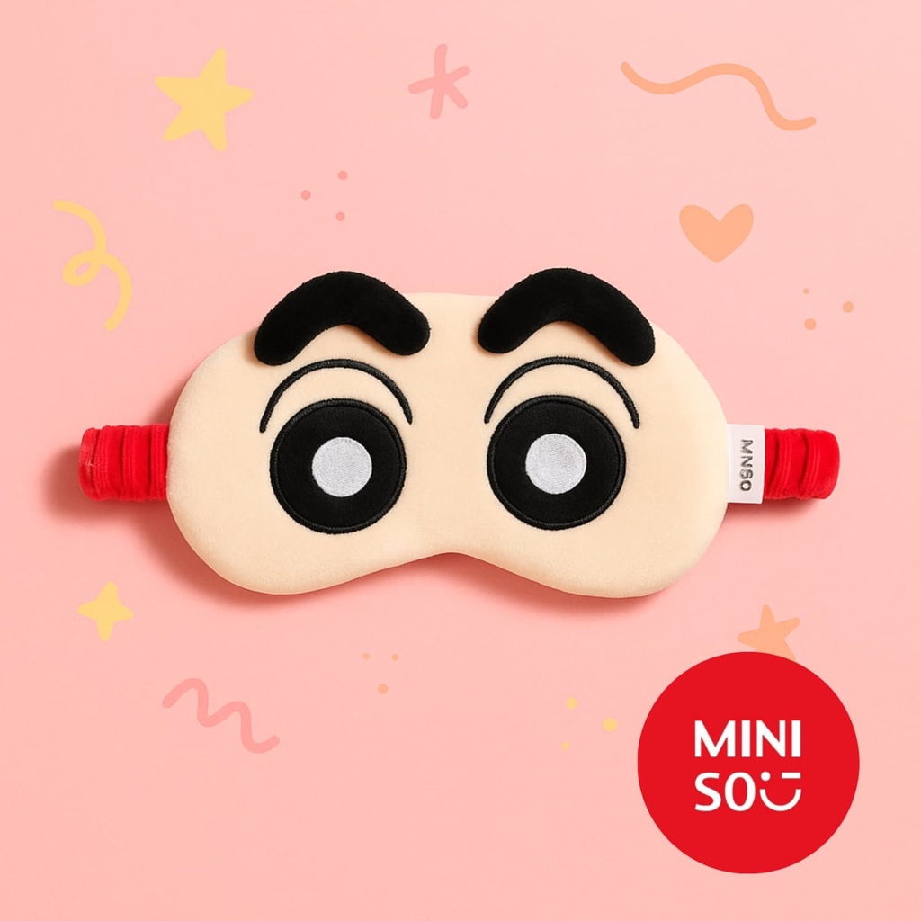 Crayon Shinchan Collection Plush Sleep Mask Miniso