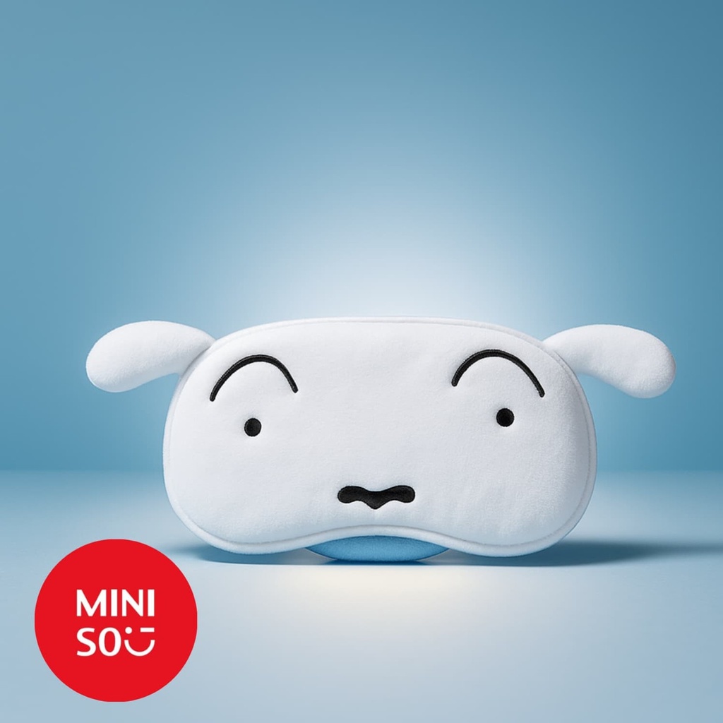 Crayon Shinchan Collection Plush Sleep Mask (Shiro)